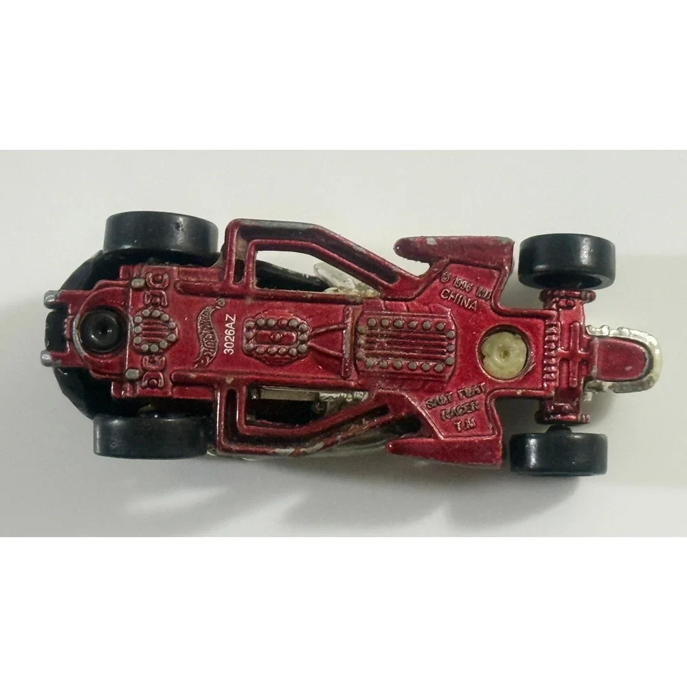 2008 Hot Wheels Mystery Car #192 #20 Salt Flat Racer Blue PR 5 Wheels 1/64 Loose